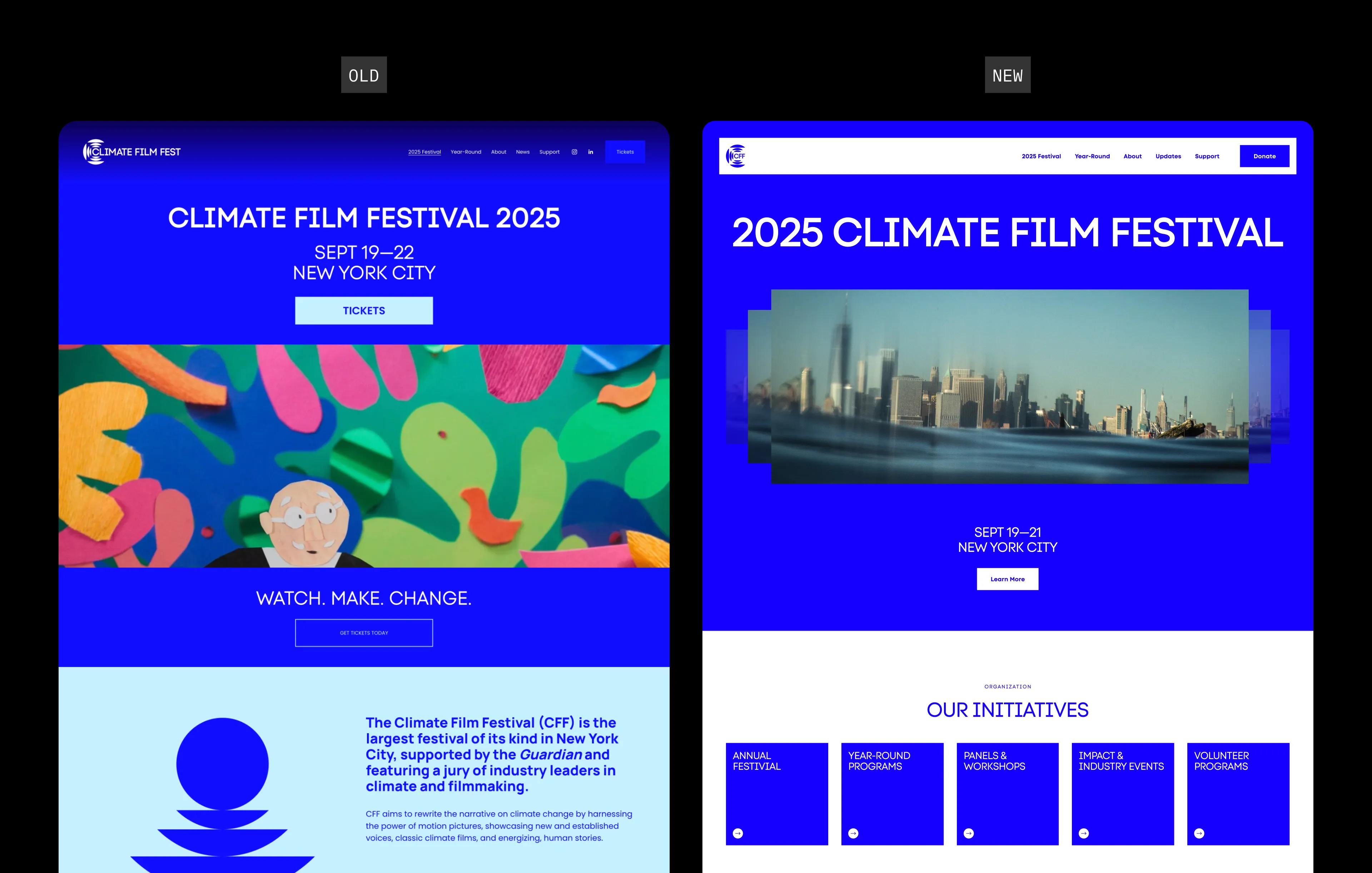 Website overview